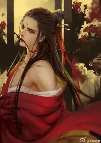 古风,妖孽美男,插画,壁纸