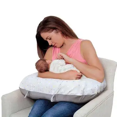 clevamama哺乳枕头喂奶神器孕妇坐月子护腰横抱婴儿喂奶椅垫躺喂