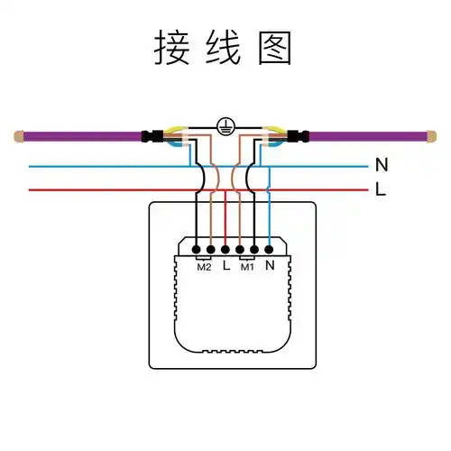 2路触摸窗帘开关 wifi涂鸦智能app远程控制语音定时功能86型开关