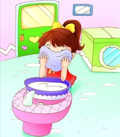 2个洗脸盆,2张毛巾