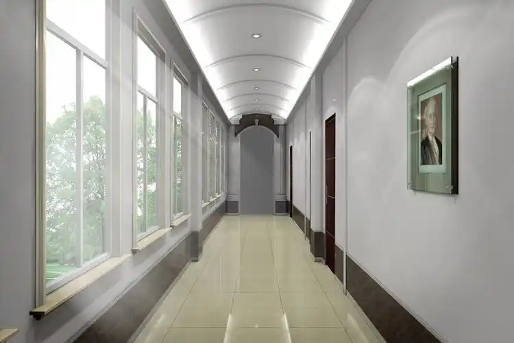 走廊_公共空间_设计作品_装修效果图_黔南装修网_【装饰互联】qiannan