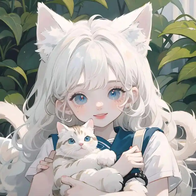 猫系女孩61女生头像～ 谁家小猫变成人了吗?