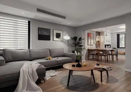 衢州志诚蓝湾装修-125㎡毛坯房新房装修案例-北欧风格效果图