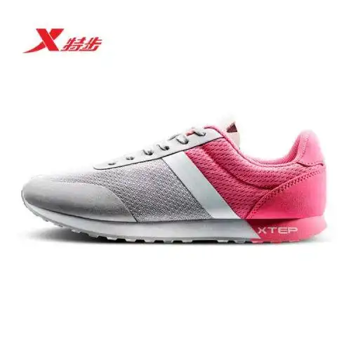 特步女鞋网面透气运动鞋夏季新款女士休闲鞋阿甘鞋网鞋跑步鞋