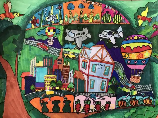 科技创造未来 绘画点燃梦想 — 海区四小举行第二届