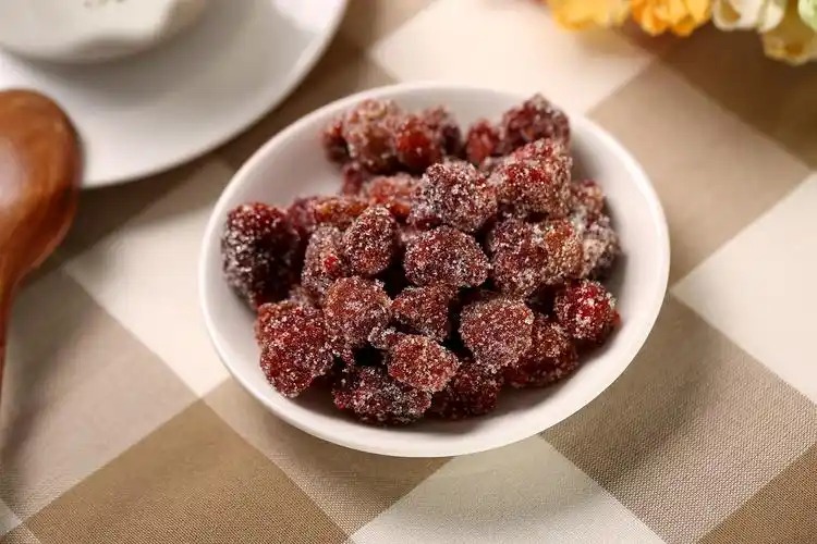 念她 蜜饯 果脯 开胃零食多色包装袋冰糖杨梅250g 一件.