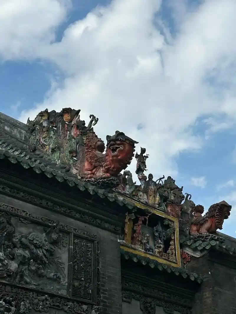 广州陈家祠.陈家祠堂,大门匾额又书"陈氏书院",位于广州市中 - 抖音