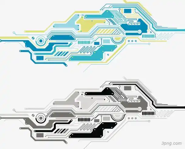 科技底纹图案png素材透明免抠图片装饰效果