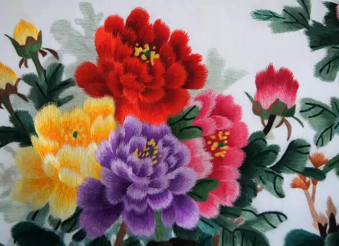 苏绣单面绣 王亚星作品《前程似锦》