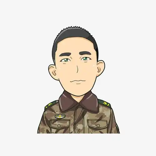 适合军人的头像_2020手绘军人最帅的微信头像图片