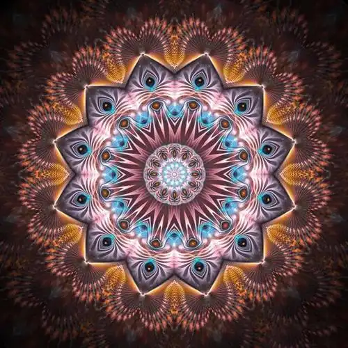 曼陀罗能量图,照见自由圆满之境!