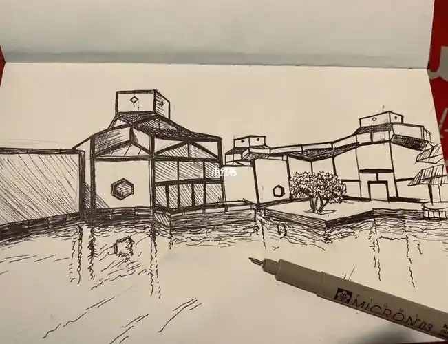 打卡之苏州博物馆风景速写