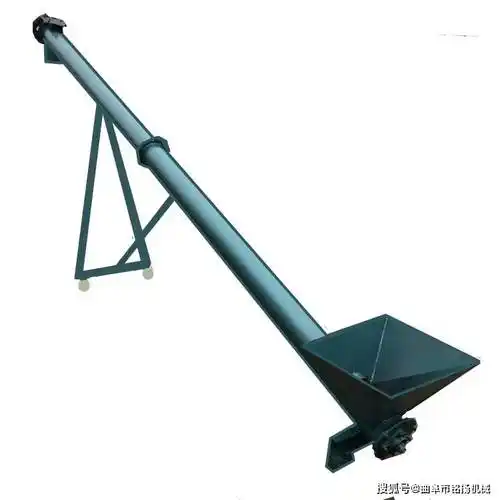 u型干粉提升机 小型颗粒饲料提料机_输送机_螺旋_物料