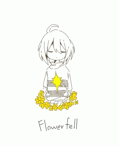 【undertale2设】传说之下精美人物图包 (flowerfell