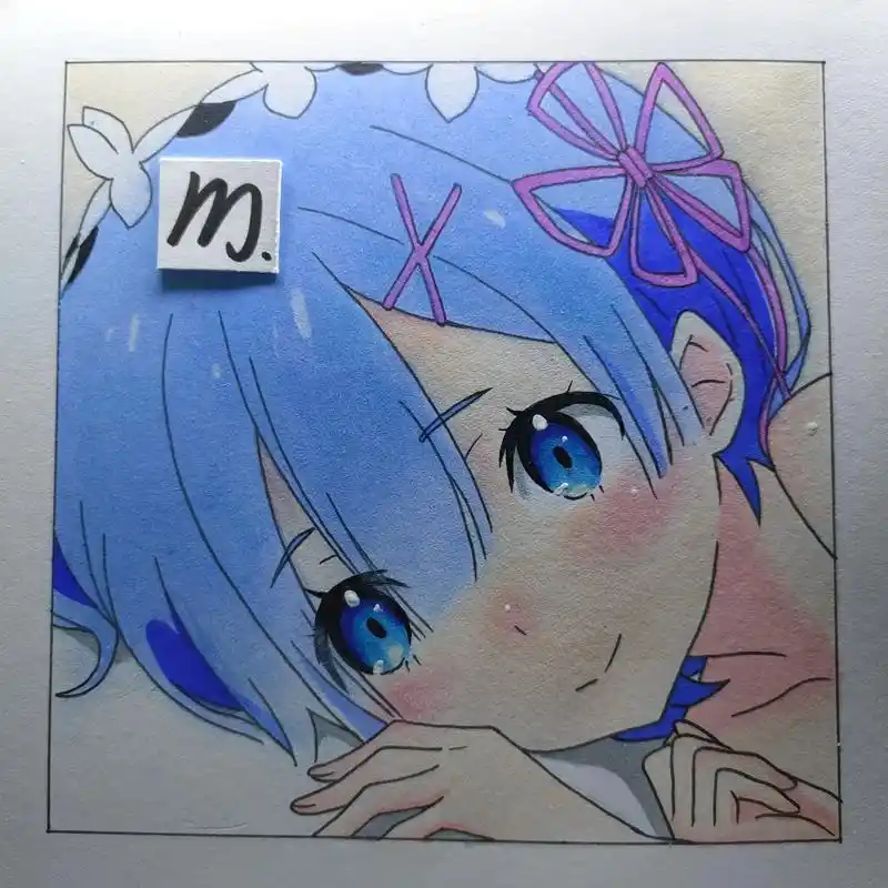 从零开始的异世界生活 #蕾姆 #绘画教程  - 抖音