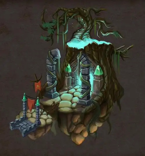 游戏3d场景原画