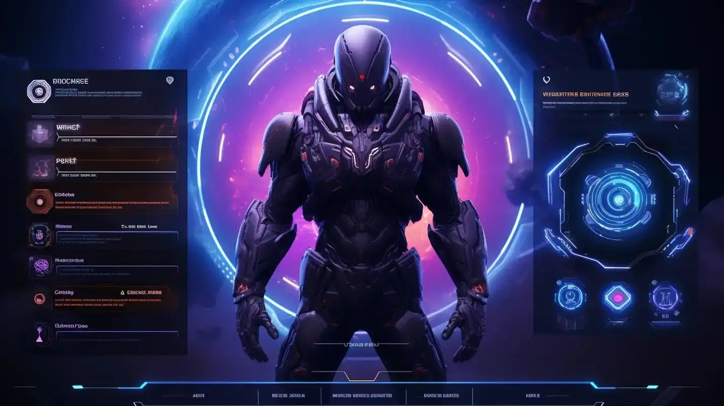 aigc|科幻游戏界面设计.魔法口令:create a fu - 抖音