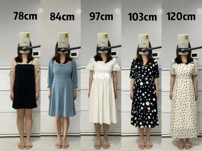 329096原相机直出,无滤镜不拉腿简单对比了五条长度的连衣裙,适合