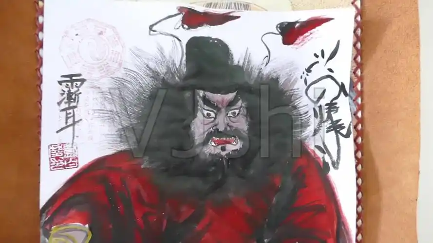 钟馗画像_1920x1080_高清视频素材下载(编号:5800214)_实拍视频_vj师