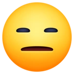 下载无表情的脸的emoji表情大图