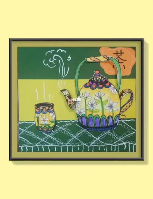 儿童画 茶壶 儿童绘画教程