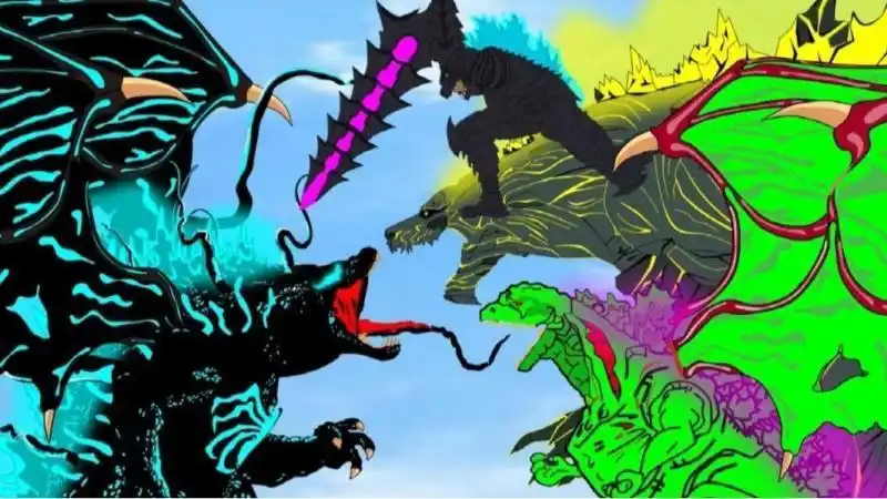 毒液 b>哥斯拉 /b>轻松击败 b>新哥斯拉 /b>,幸好这时龙骑士.