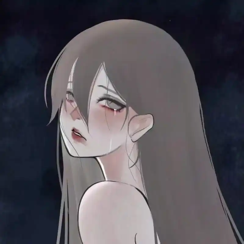 优质流泪 | 动漫女生头像#女生头像 #忧伤女生头像  - 抖音