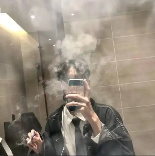 【微信头像】挡脸男