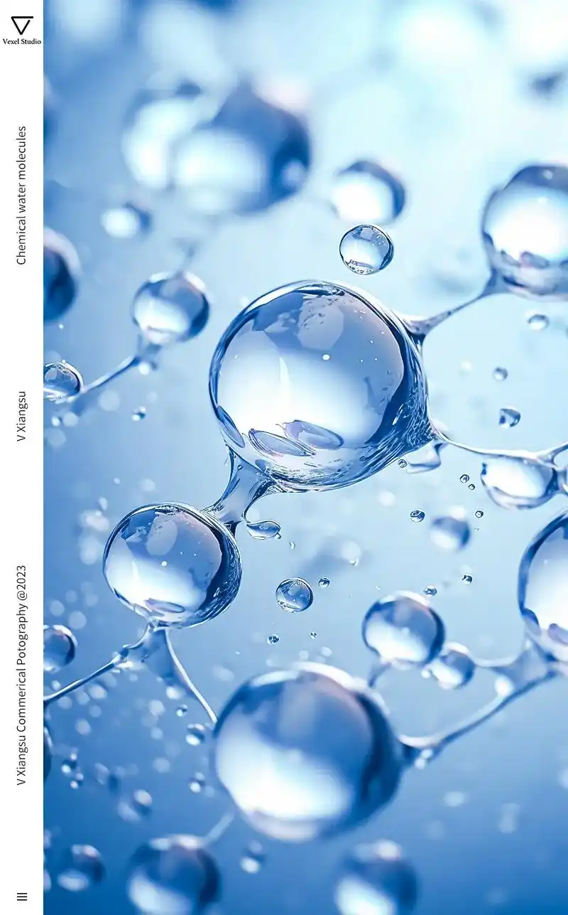 ai高级感的化学水分子素材来了~.prompt: photo - 抖音