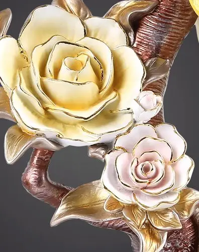 招财孔雀 现代家居饰品工艺品卧室创意浮雕客厅摆件