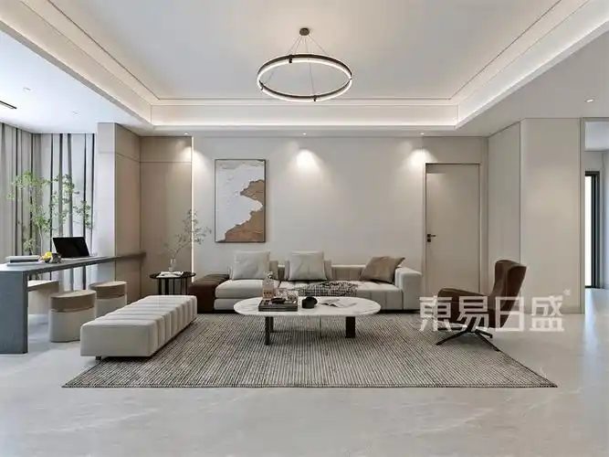 观澜半岛153㎡现代简约风格装修效果图