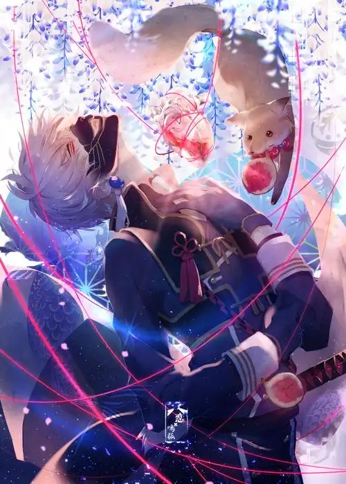 刀剑乱舞 鸣狐 绘师:ぽにこ(p id=3048436) 本作品id=72747738