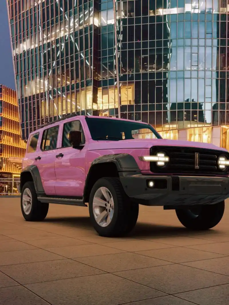 坦克300の梦幻荧光粉,少女心狙击手biu~#适合女生开的越野车