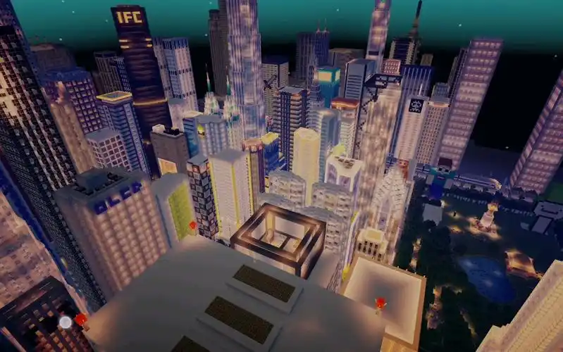 我的世界高画质城市拍