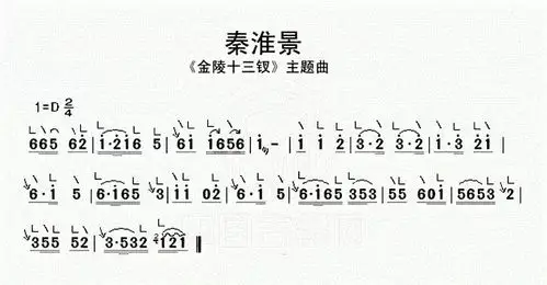 古筝曲欣赏丨古筝演奏《秦淮景》电影《金陵十三钗》的插曲