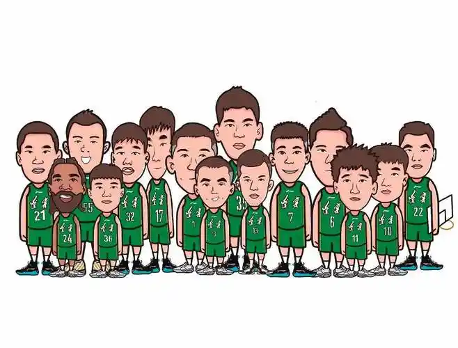 篮球卡通漫画人物(辽宁队)|动漫|单幅漫画|z96380259 - 原创作品