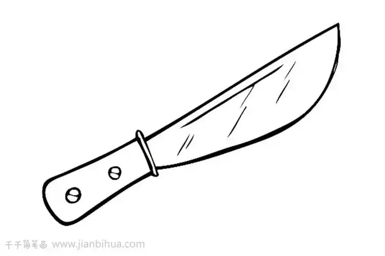 刀具简笔画 亲子画