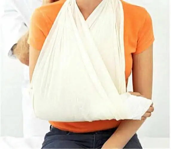 户外纱布三角绷带医用三角巾急救教学培训包扎绷带内含别针2枚