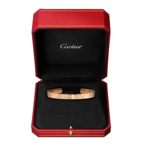cartier卡地亚love系列18k金玫瑰金手镯b6032617