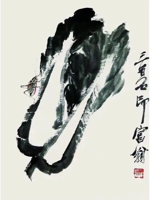 齐白石擅长画白菜