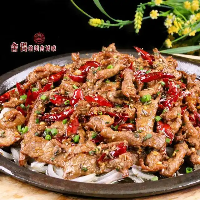 铁板孜然牛肉