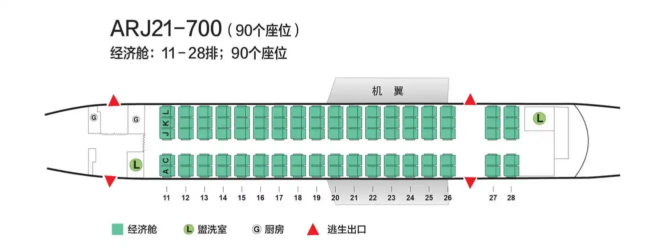 国产大飞机arj21-700首次体验 ca1109 北京首都-锡林浩特