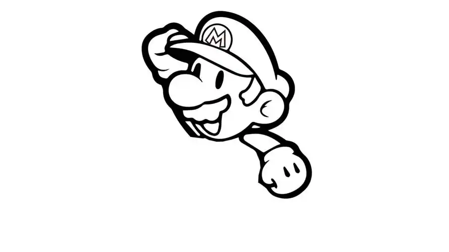 马里奥简笔画
