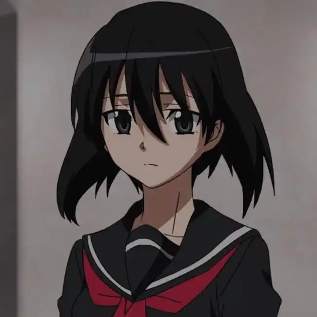 「第130期」动漫女头:斩·赤红之瞳 黑瞳无水印女生头像