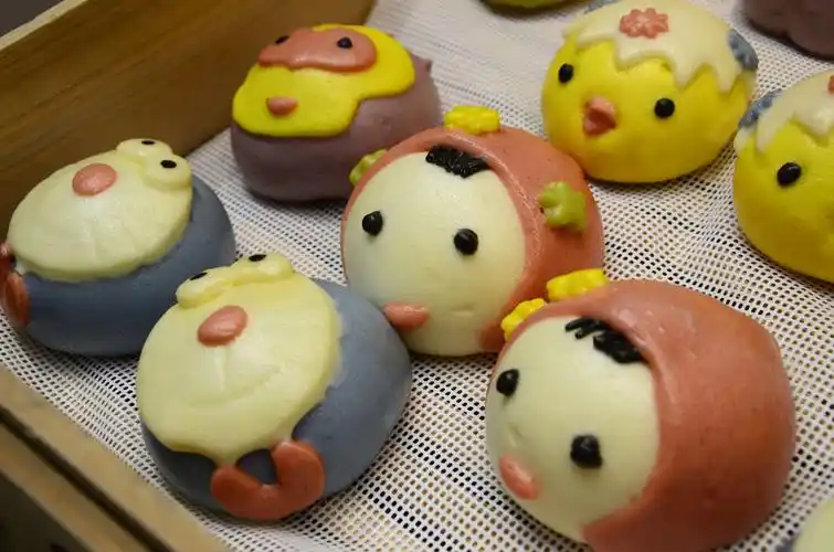 野馒小姐手工卡通馒头