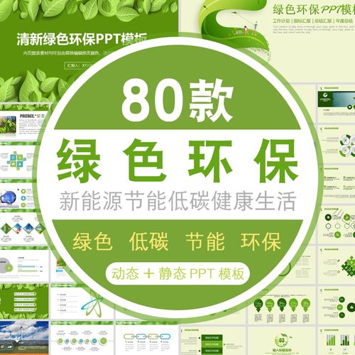 新能源节能低碳健康生活生态城市规划报告ppt模板绿色环保护环境 标准