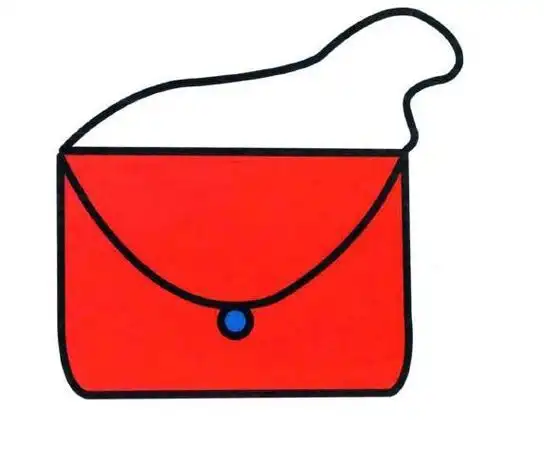 学生单肩包简笔画 简笔画图片大全-普车都