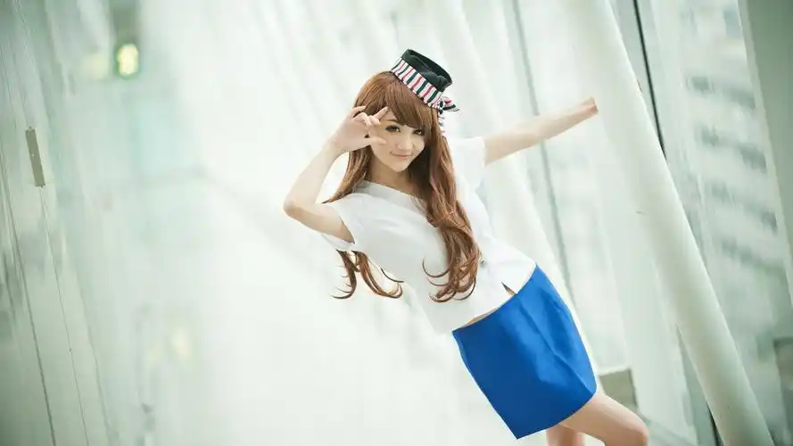 制服美女前凸后翘妩媚诱惑写真渣女全屏壁纸