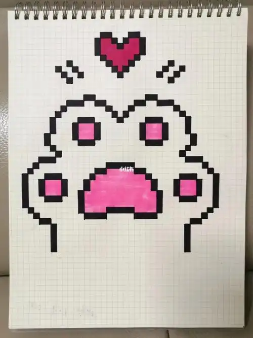 像素画临摹猫爪