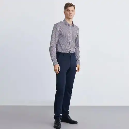 男神们,这款degrezero长衬衫真的太舒适了!尖领设计显 - 抖音